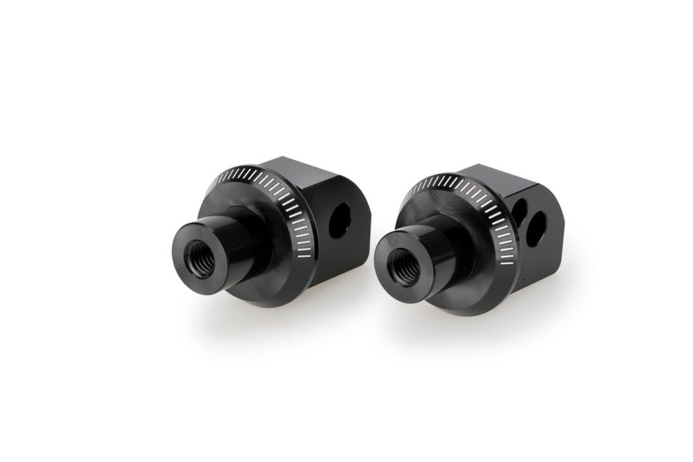 PUIG 20676N Adapter Beifahrer Fußrasten- Gummipad passend fuer YAMAHA XSR700 Schwarz