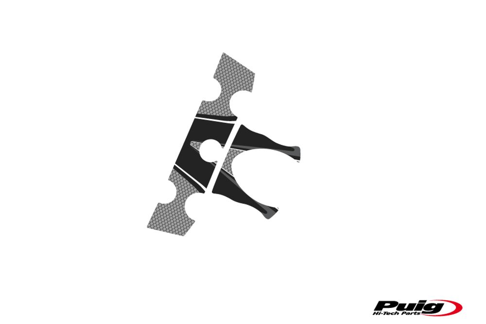 PUIG 6931U Radikal Yoke Protector passend fuer YAMAHA FZ6 FAZER S2 Grau