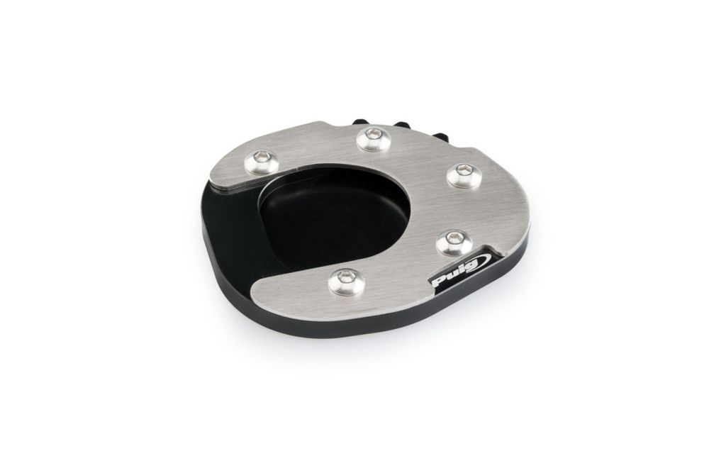 PUIG 20193N Fusstandverbreiterung mit Standardaufhängung passend fuer BMW G310GS Schwarz