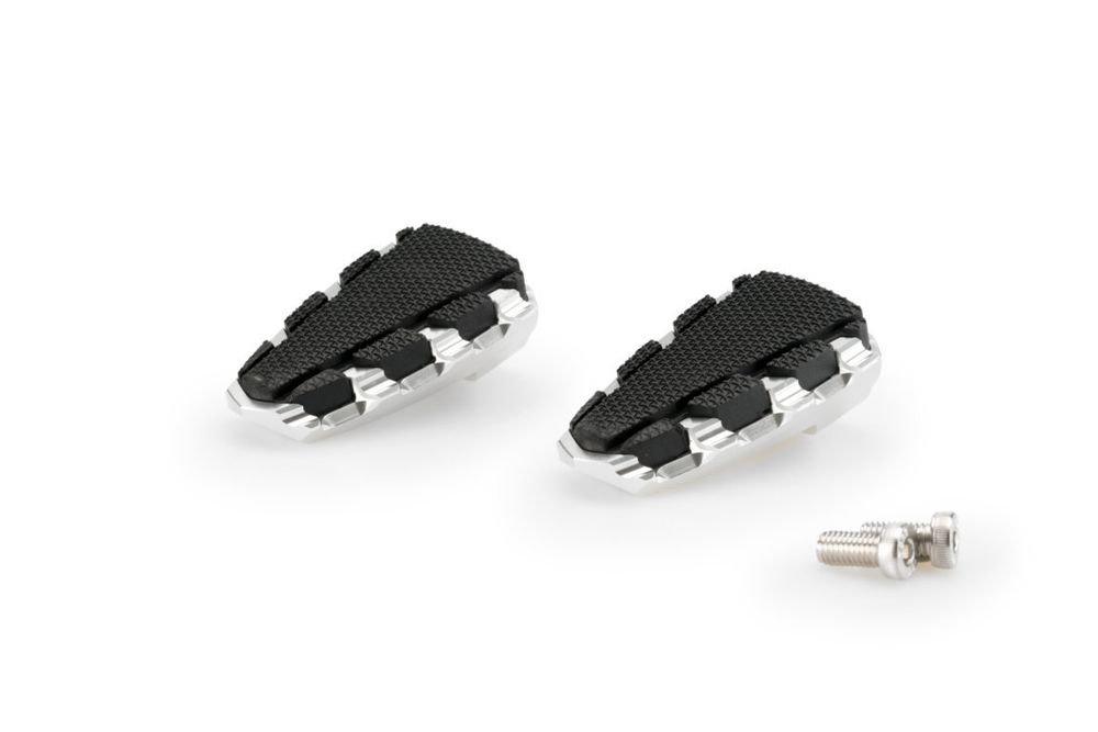 PUIG 20853P Trail 2.0. Fussrasten passend fuer SUZUKI GSX-R750 Silber