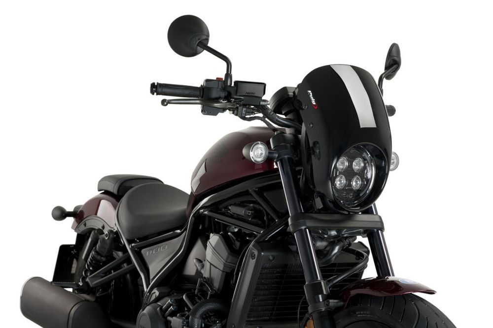 PUIG 21090N Anarchy passend fuer HONDA CMX 1100 REBEL Schwarz