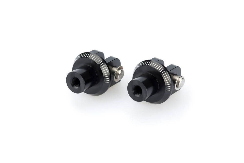 PUIG 6457N Adapter Fußrasten passend fuer YAMAHA YZF-R1 Schwarz