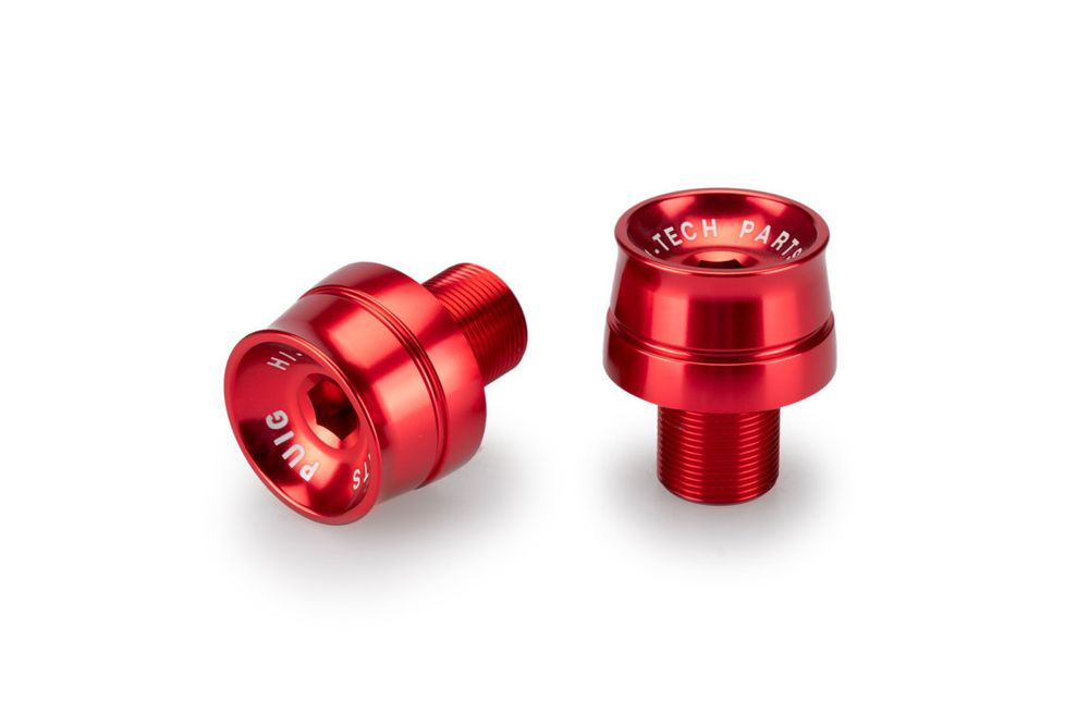 PUIG 21014R Lenkerenden Speed  passend fuer KAWASAKI ZX-10R Rot
