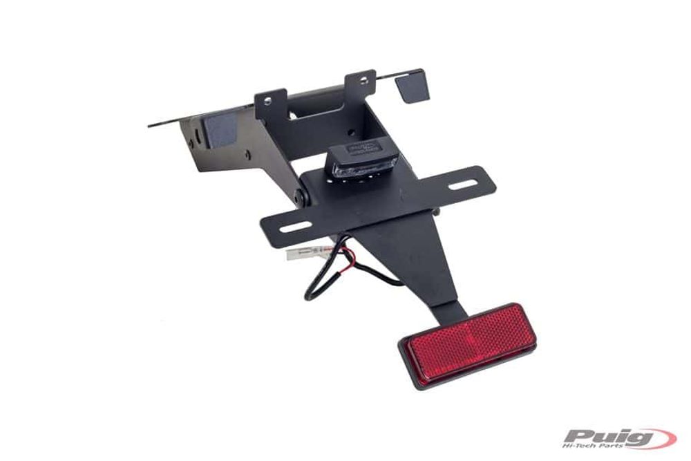 PUIG 4733N Kennzeichenhalters passend fuer DUCATI MONSTER 696 Schwarz