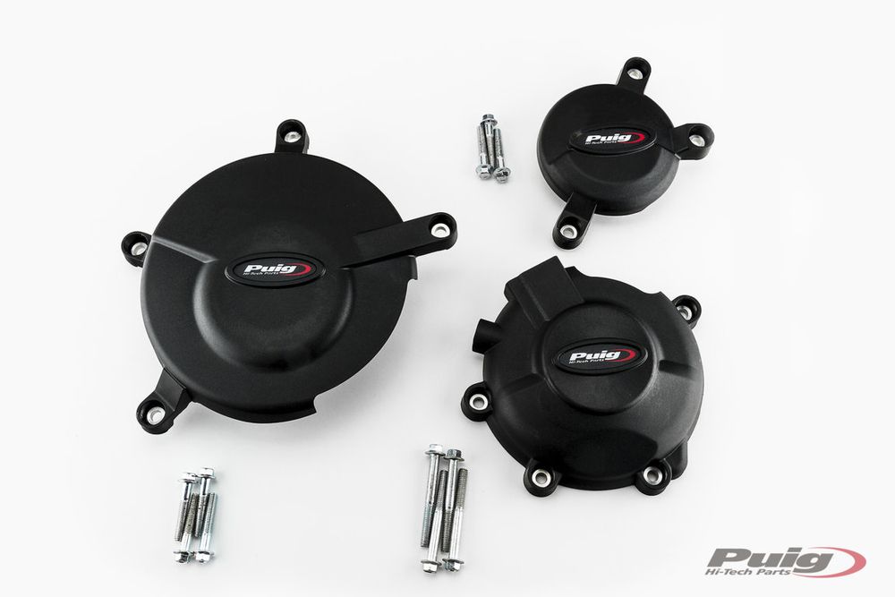 PUIG 21515N Motorschutzhauben Track für Championship passend fuer SUZUKI GSX-R600 Schwarz