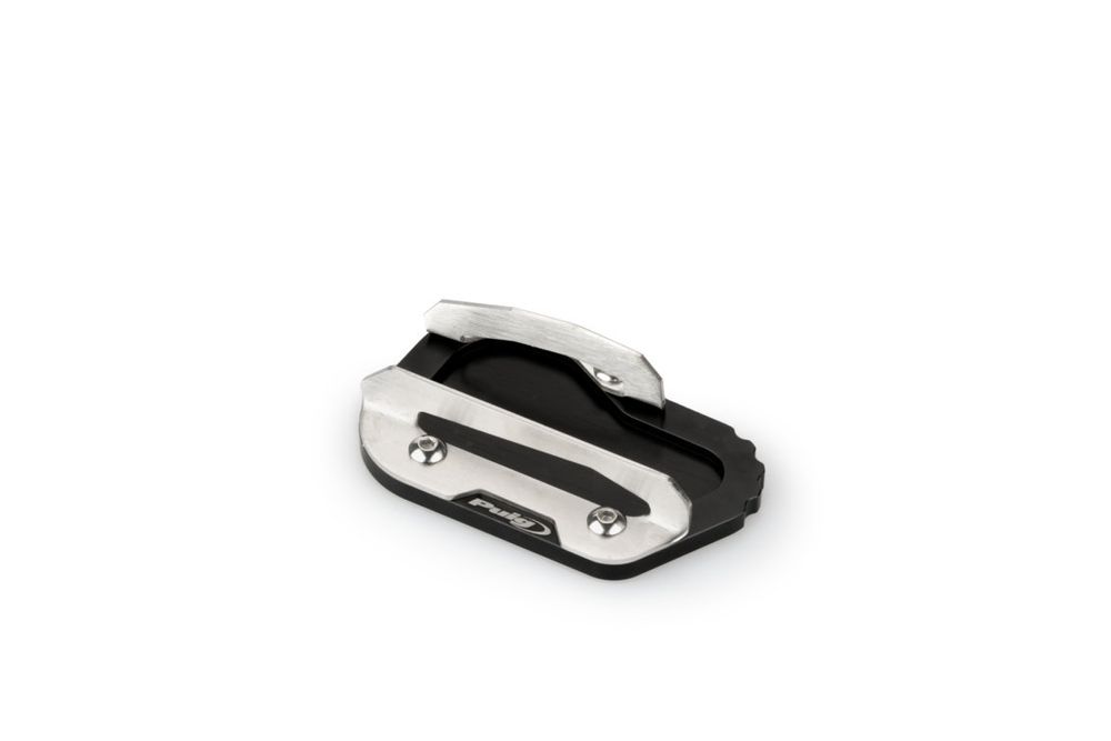 PUIG 20770N Fusstandverbreiterung mit Standardaufhängung passend fuer TRIUMPH TIGER 1200 DESERT EDITION Schwarz