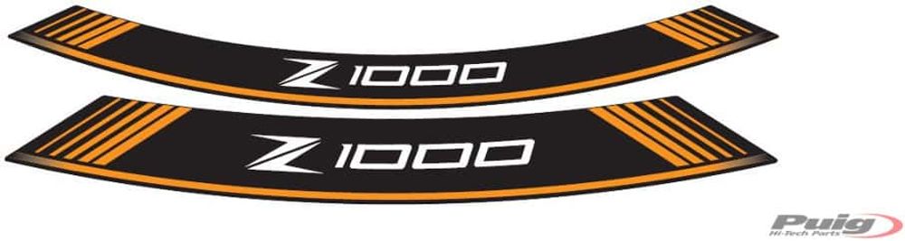 PUIG 7590T Rim Strips Specials passend fuer KAWASAKI Z1000 Orange