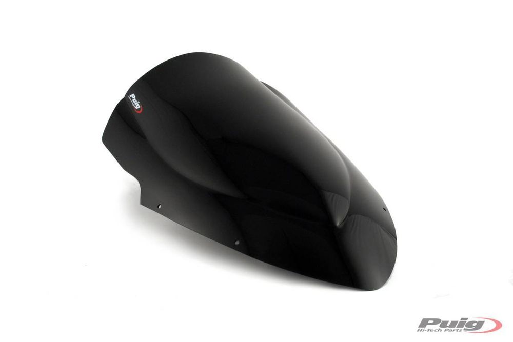 Puig 4106N Tourenscheibe für Kawasaki ER-6F 2007 Schwarz