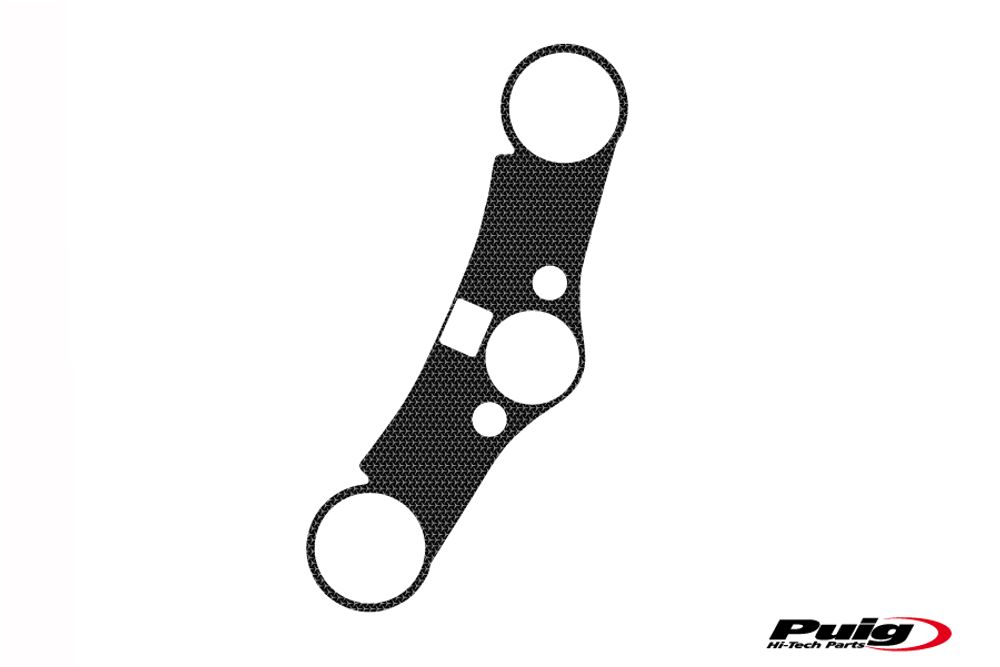 PUIG 7438U Naked Yoke Protector passend fuer HONDA CBR600RR ABS Grau