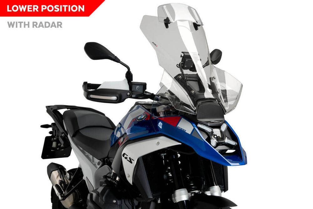 PUIG 21796H Tourenscheibe Plus mit Spoilerscheibe  passend fuer BMW R1300GS Getönt