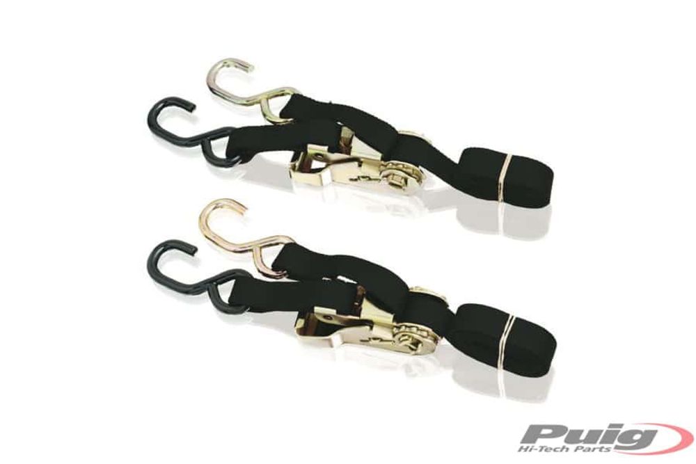 PUIG 6274N Set Gurte passend fuer UNIVERSAL UNIVERSAL Schwarz