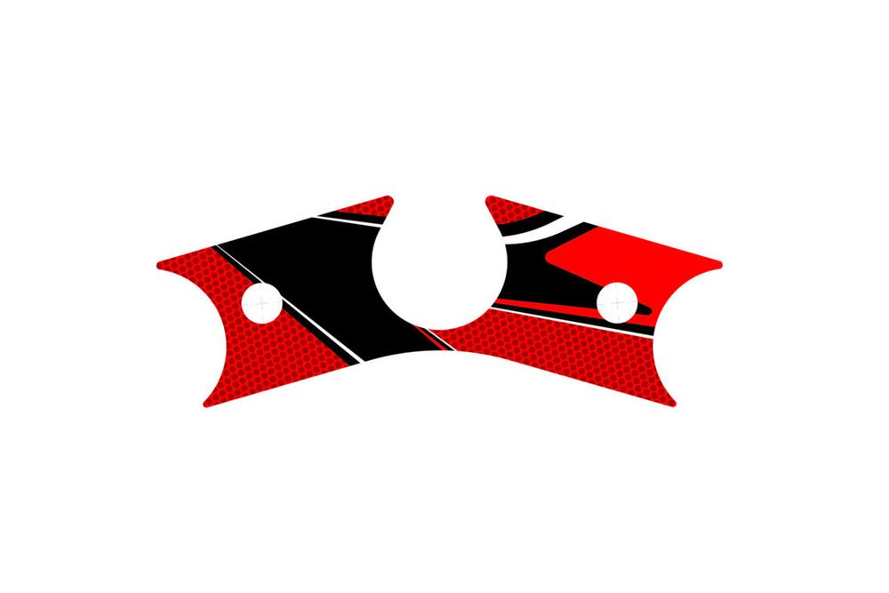 PUIG 9845R Radikal Yoke Protector passend fuer YAMAHA YZF-R6 Rot