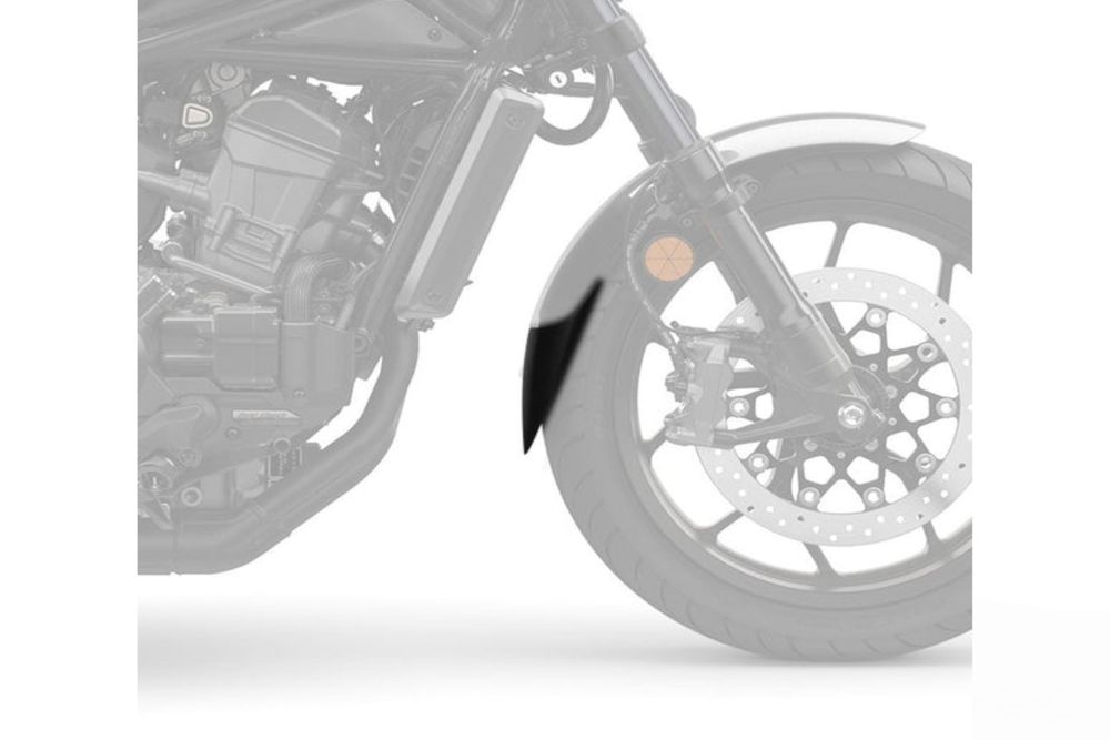 PUIG 21163N Verlängerung des vorderen Schutzblechs passend fuer HONDA CMX1100 TOURING REBEL Schwarz