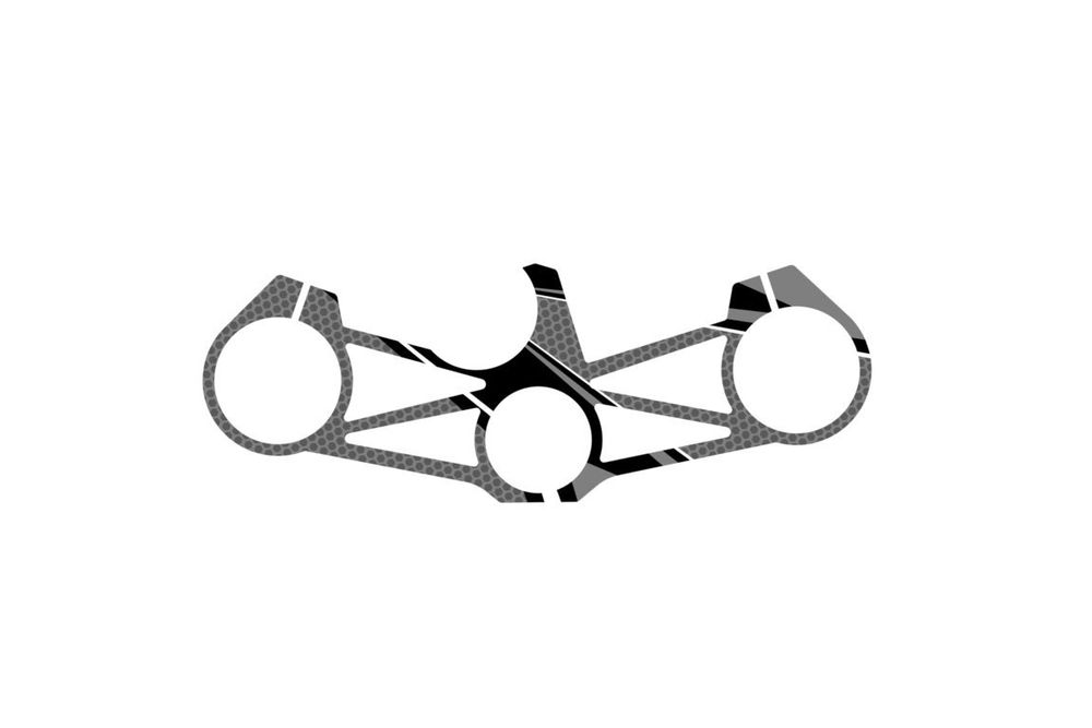PUIG 3478U Radikal Yoke Protector passend fuer KAWASAKI ZX-6R 636 NINJA Grau