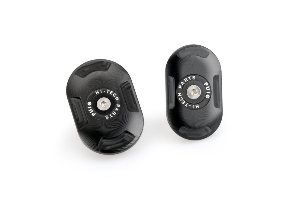 PUIG 21089N Alu Fahrgestellabdeckunge passend fuer YAMAHA MT-09 Schwarz