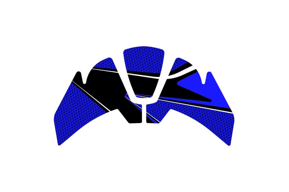 PUIG 20829A Radikal Yoke Protector passend fuer SUZUKI GSX-S1000 Blau