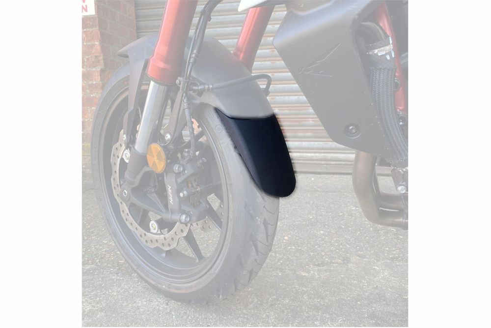 PUIG 21637N Verlängerung des vorderen Schutzblechs passend fuer HONDA CB750 HORNET Schwarz