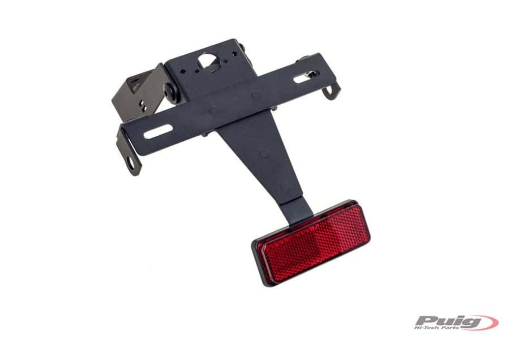 PUIG 6096N Kennzeichenhalters passend fuer KAWASAKI ER-6N Schwarz