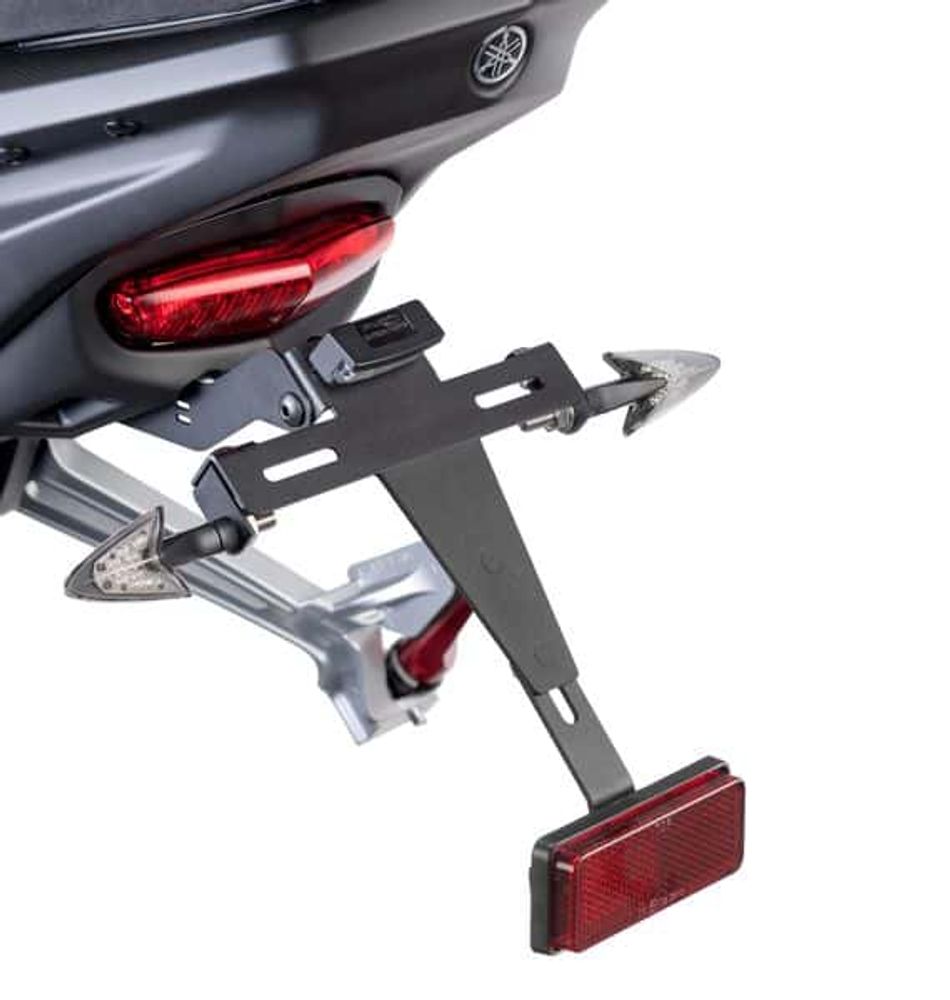 PUIG 7796N Kennzeichenhalters passend fuer YAMAHA MT-125 Schwarz