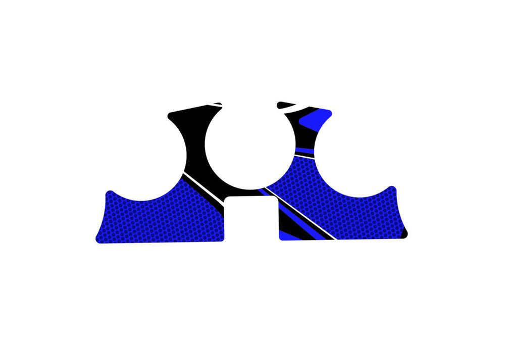 PUIG 9074A Radikal Yoke Protector passend fuer HONDA CRF1000L AFRICA TWIN Blau