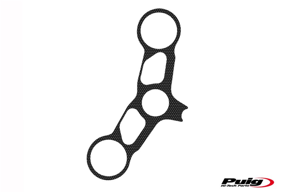 PUIG 7449U Naked Yoke Protector passend fuer DUCATI 749 Grau