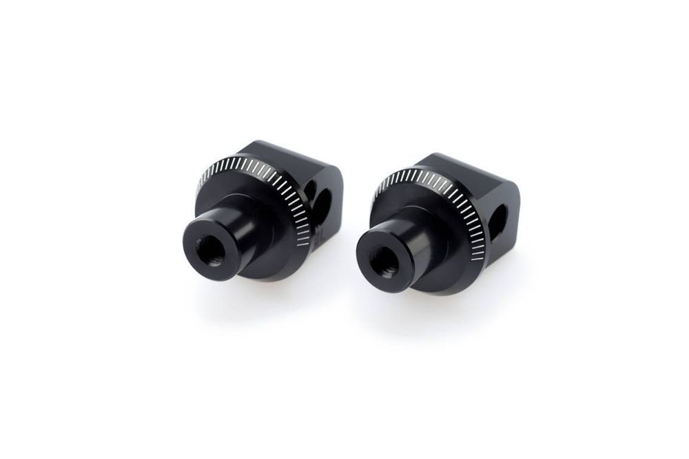 PUIG 6359N Adapter Beifahrer Fußrasten- Gummipad verfügbar fuer YAMAHA FZS1000 FAZER Schwarz