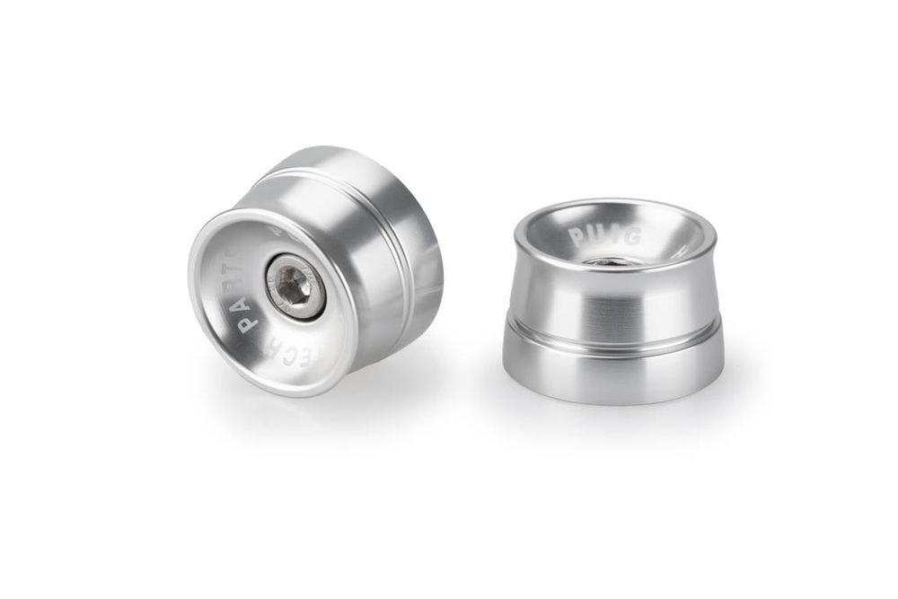 PUIG 21235P Lenkerenden Speed passend fuer TRIUMPH SPEED TRIPLE 1200 RR Silber