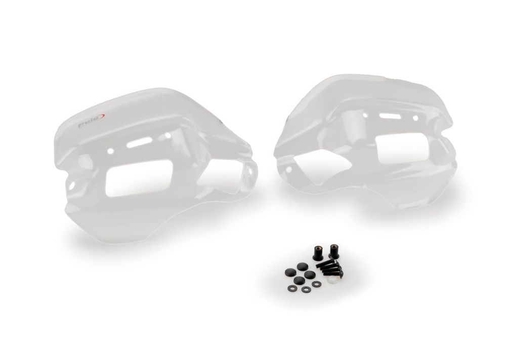 PUIG 3824W Handschutzverlängerung  passend fuer HONDA CRF1100L AFRICA TWIN ADVENTURE SPORTS Transparent