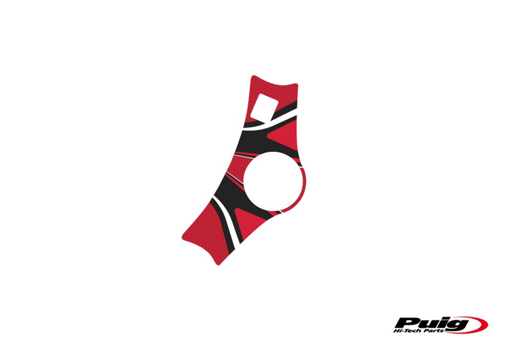 PUIG 6960R Radikal Yoke Protector passend fuer HONDA VFR800F Rot