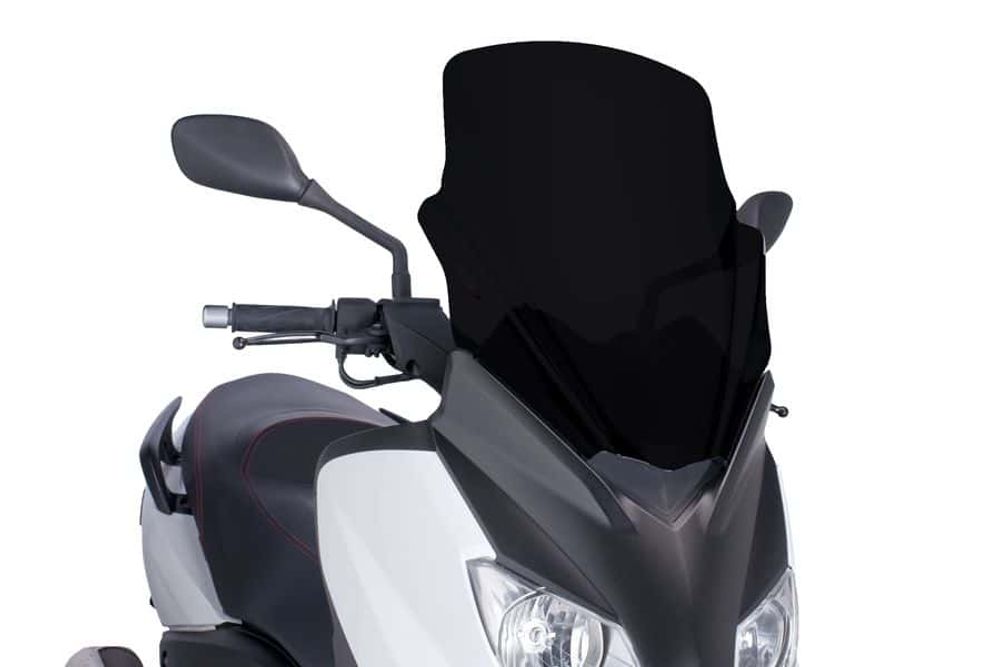 PUIG 6259N Windschutzscheibe V-Tech Line Touring passend fuer YAMAHA X-MAX 125 Schwarz