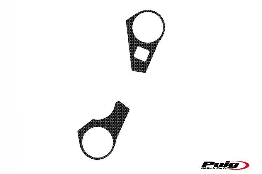 PUIG 7382U Naked Yoke Protector passend fuer SUZUKI GSX-R1000 Grau