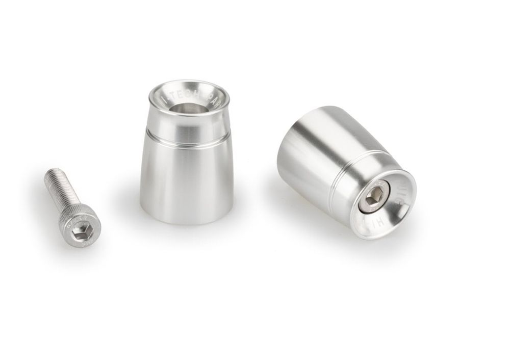 PUIG 21034P Lenkerenden Sport passend fuer KYMCO AK550 Silber