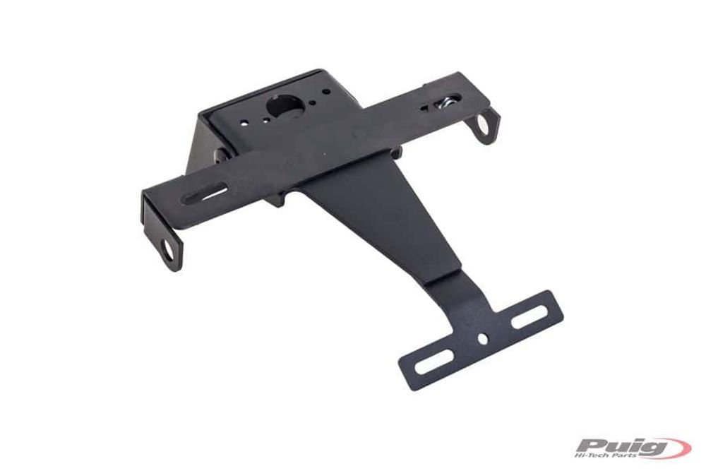 PUIG 1539N Kennzeichenhalters passend fuer UNIVERSAL UNIVERSAL Schwarz