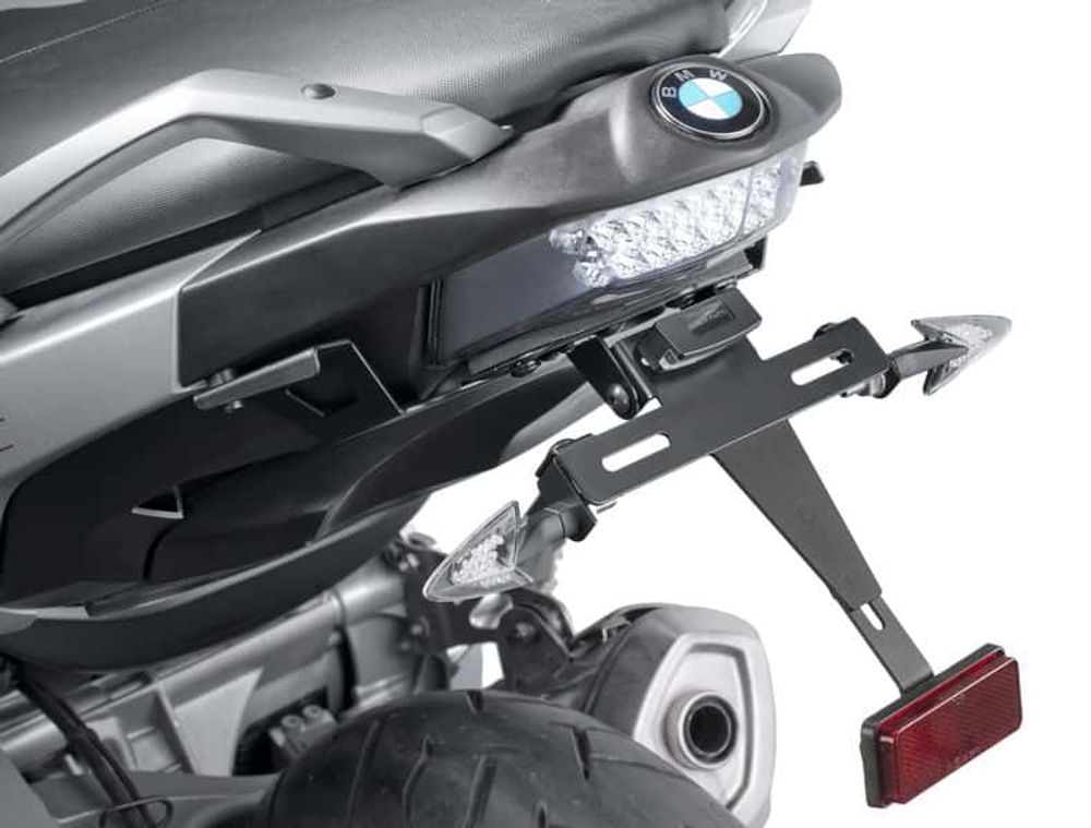 PUIG 6061N Kennzeichenhalters passend fuer BMW C600 SPORT Schwarz
