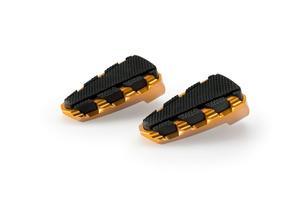 PUIG 20853O Trail 2.0. Fussrasten passend fuer SUZUKI GSX-R750 Gold