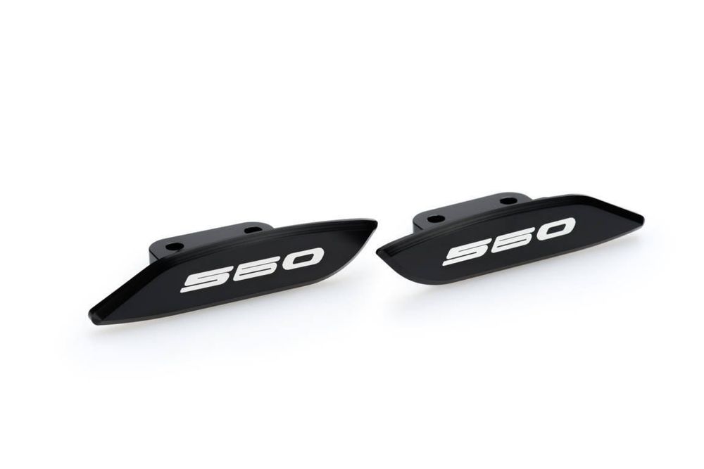 PUIG 3875N Retro Rückspiegel passend fuer YAMAHA T-MAX 560 TECH MAX Schwarz