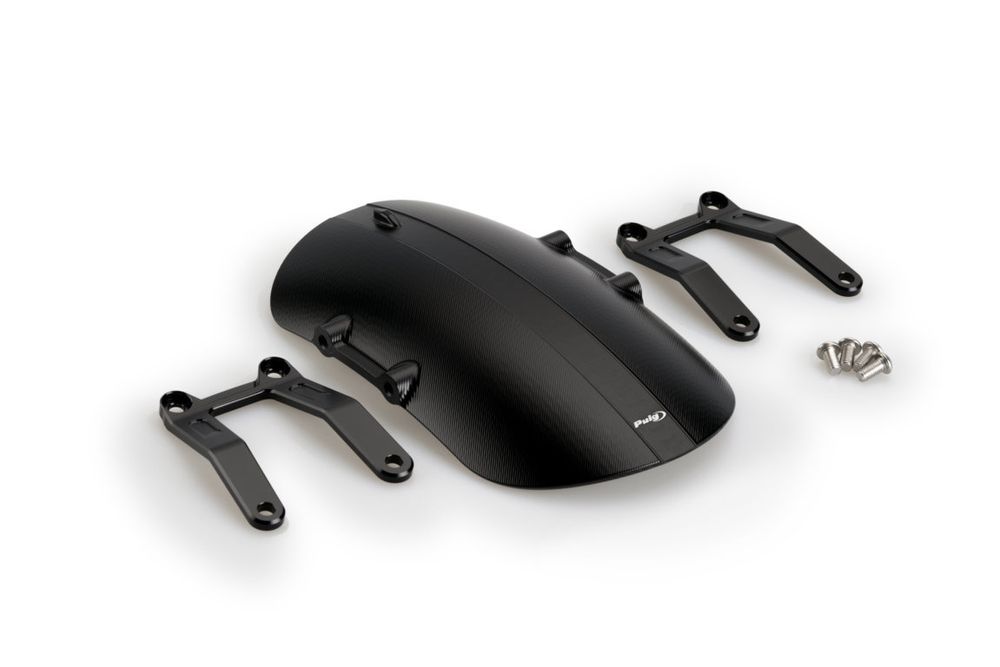 PUIG 9739N Vorderer Kotflügel dicken Aluminiumblech passend fuer INDIAN SCOUT Schwarz