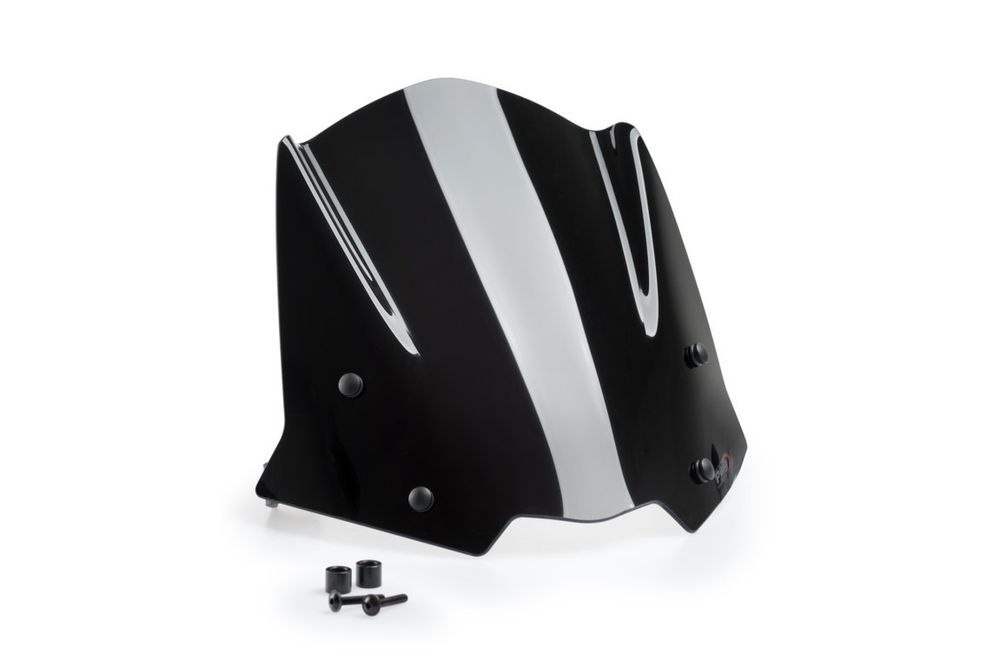 PUIG 20432N New Generation Sport passend fuer TRIUMPH STREET TRIPLE 765 RS Schwarz