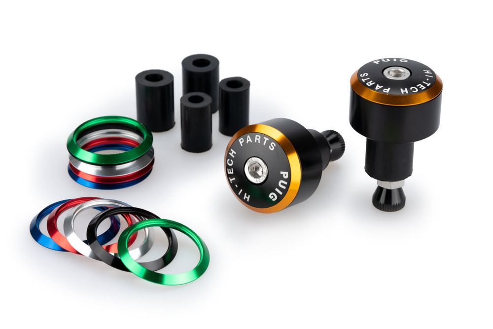 PUIG 21454N Balance Lenkerenden passend fuer KTM 125 DUKE Schwarz