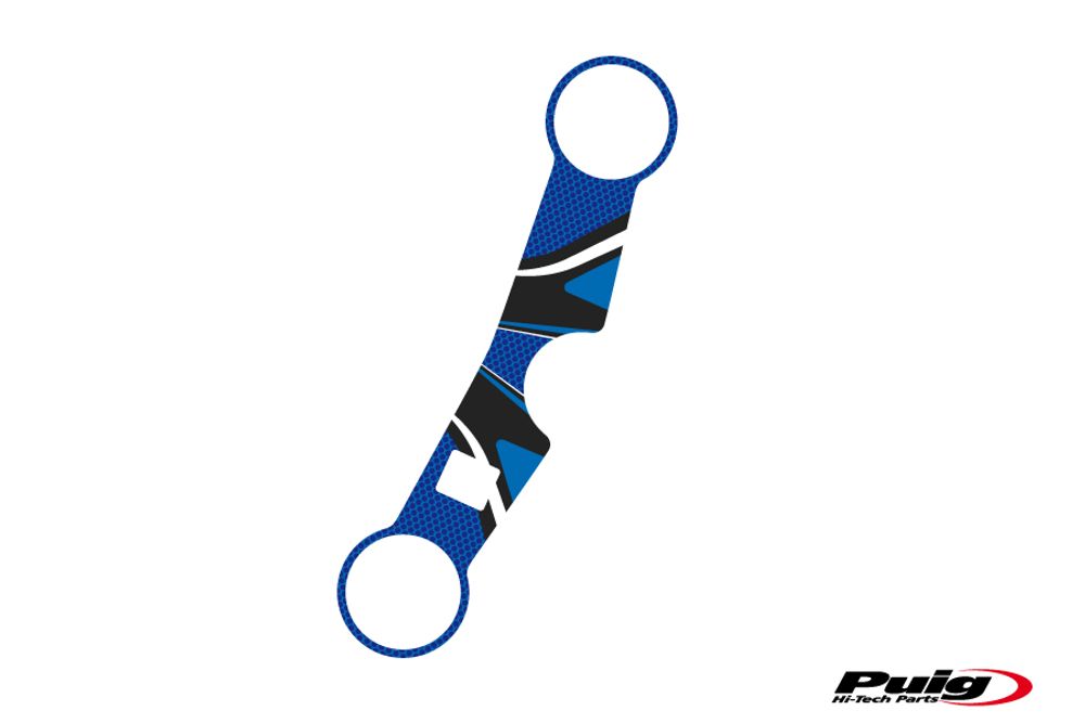 PUIG 6916A Radikal Yoke Protector passend fuer SUZUKI GSX-R600 Blau