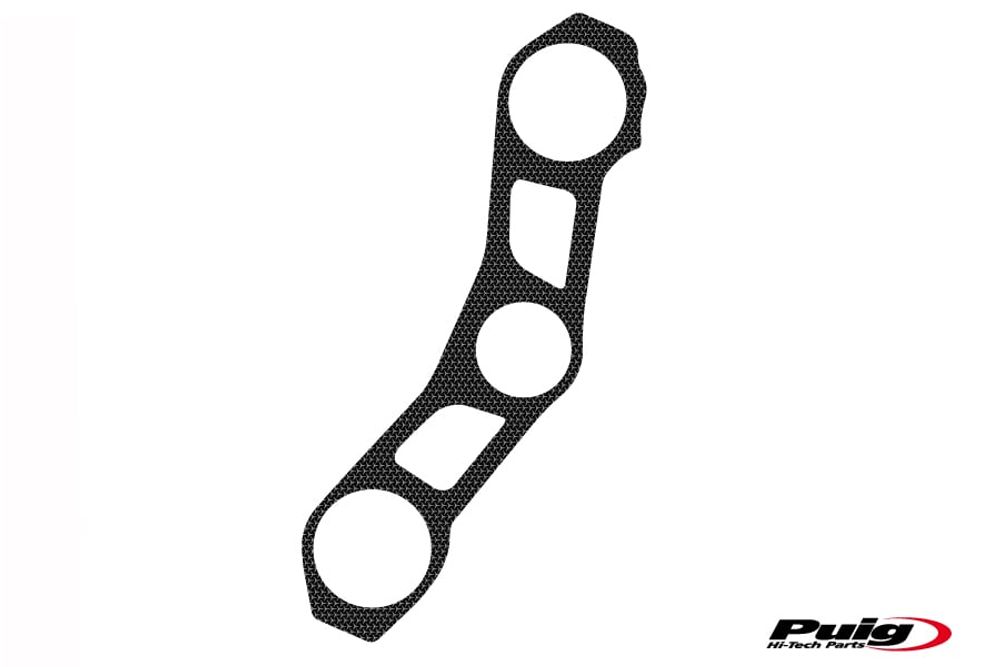 PUIG 7410U Naked Yoke Protector passend fuer KAWASAKI ZX-10R Grau