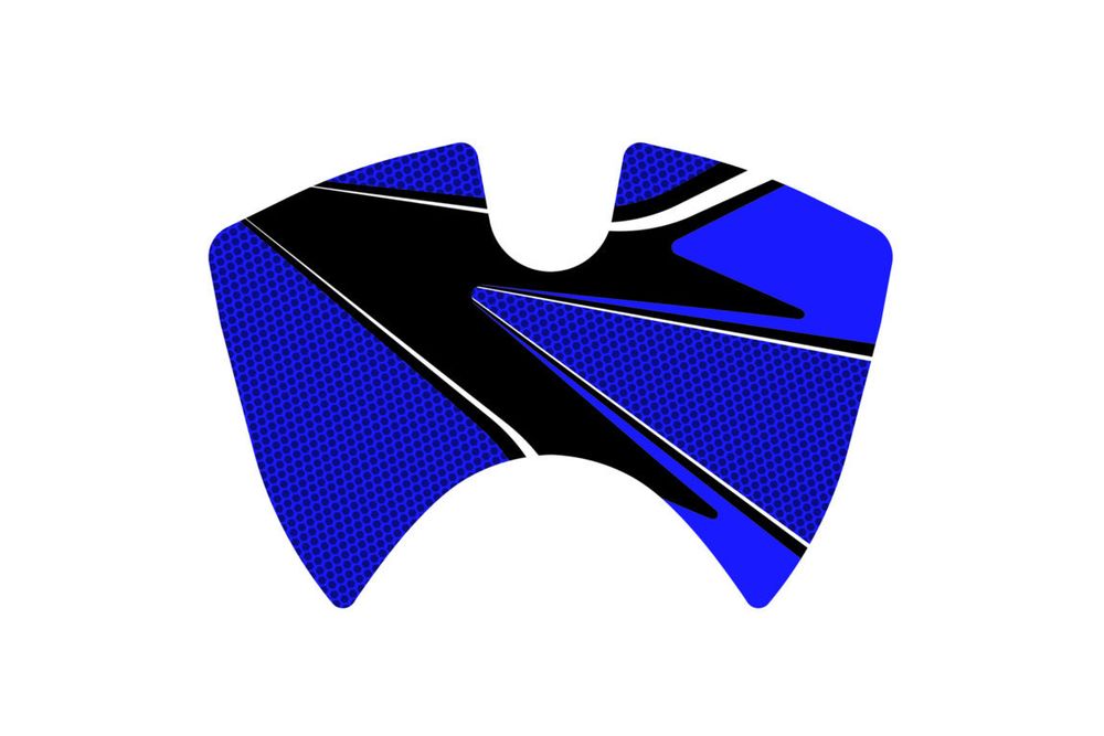 PUIG 3650A Radikal Yoke Protector passend fuer SUZUKI GSX-S1000 KATANA Blau