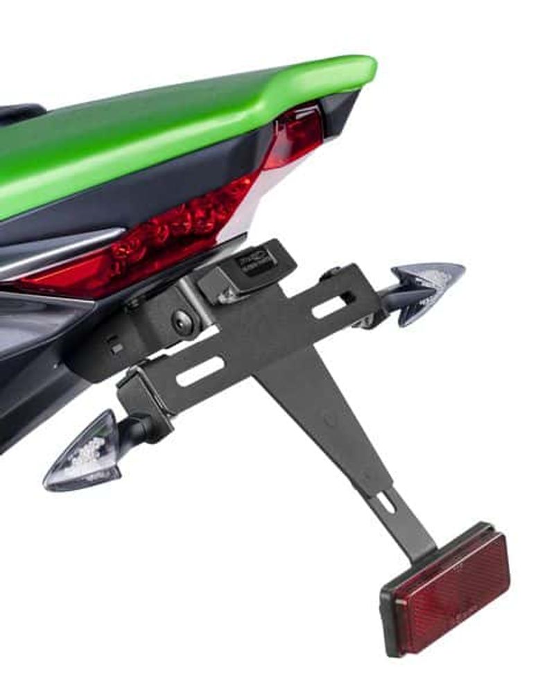 PUIG 7102N Kennzeichenhalters passend fuer KAWASAKI Z1000 Schwarz