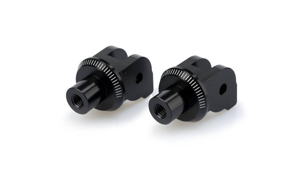 PUIG 9480N Vintage Fußrasten passend fuer DUCATI MULTISTRADA 950 Schwarz