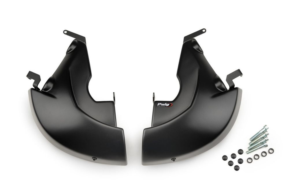 PUIG 21453J Brake Cooler passend fuer YAMAHA YZF-R1 Mattschwarz