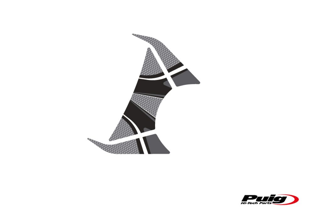 PUIG 2812U Radikal Yoke Protector passend fuer DUCATI PANIGALE V4S Grau