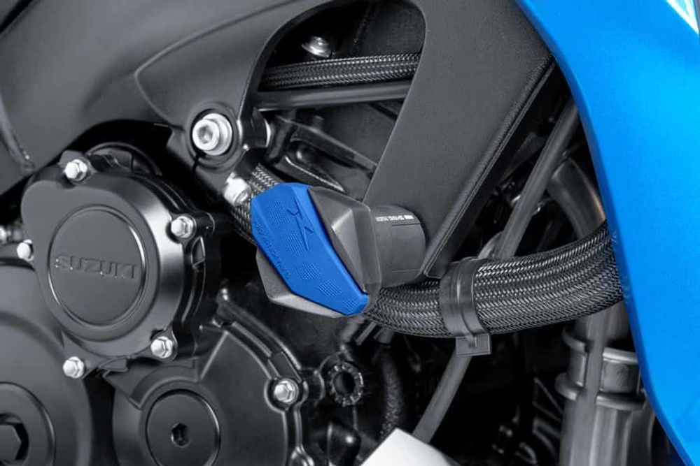 PUIG 6378A Sturzpads R12 passend fuer HYOSUNG GT650R Blau