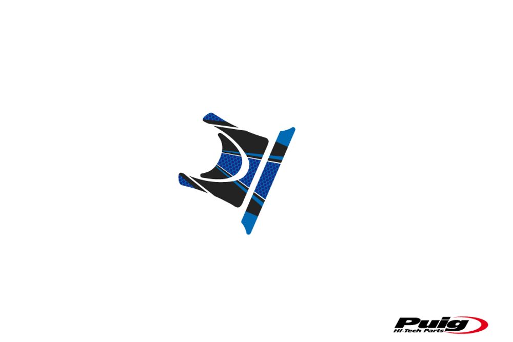 PUIG 6911A Radikal Yoke Protector passend fuer YAMAHA FZ6 FAZER Blau