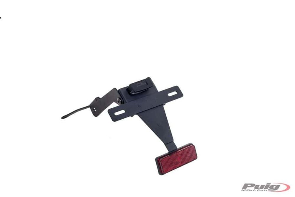 PUIG 6092N Kennzeichenhalters passend fuer YAMAHA T-MAX 530 Schwarz