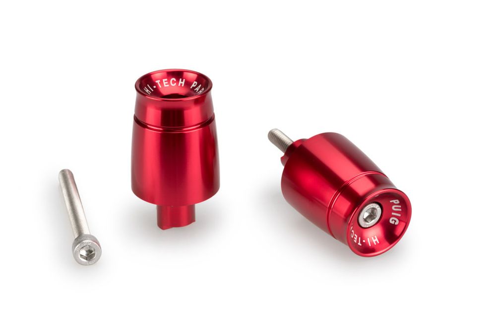 PUIG 21026R Lenkerenden Sport passend fuer KAWASAKI Z650 Rot
